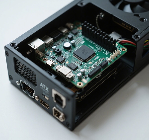 Carte Micro ATX dans boîtier Mini ITX__ Compa...